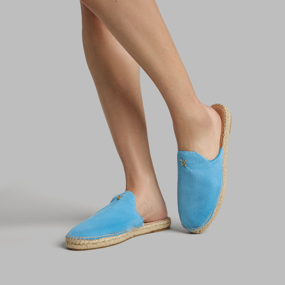 METAL TEES PONY HAIR ESPADRILLE | G/FORE Signature