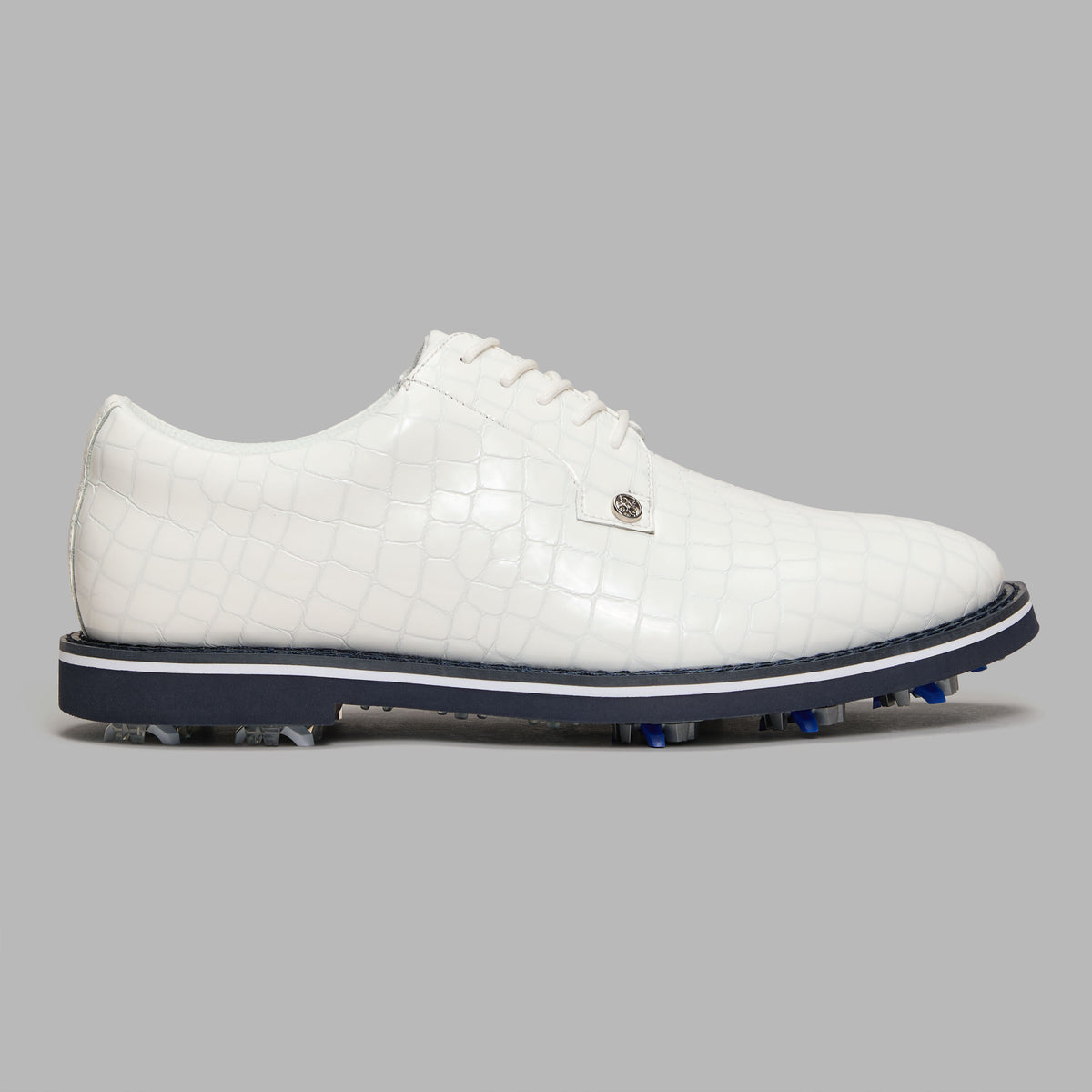 LTD RELEASE GALLIVANTER G/LOCK CROC-EMBOSSED LEATHER DERBY GOLF SHOE | G/FORE Deals