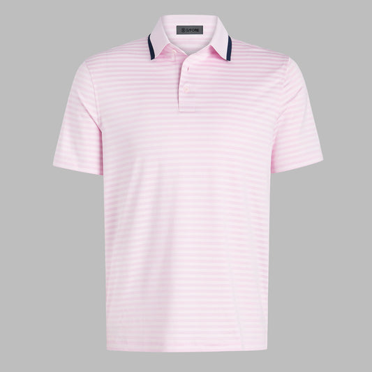 PERFORATED STRIPE JERSEY POLO | G/FORE Deals