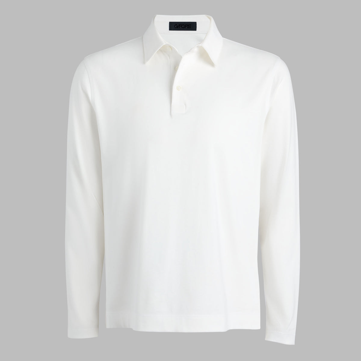 SUPER SOFT BRUSHED COTTON LONG SLEEVE POLO | G/FORE Premium