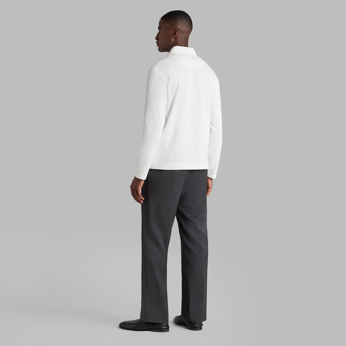 SUPER SOFT BRUSHED COTTON LONG SLEEVE POLO | G/FORE Premium