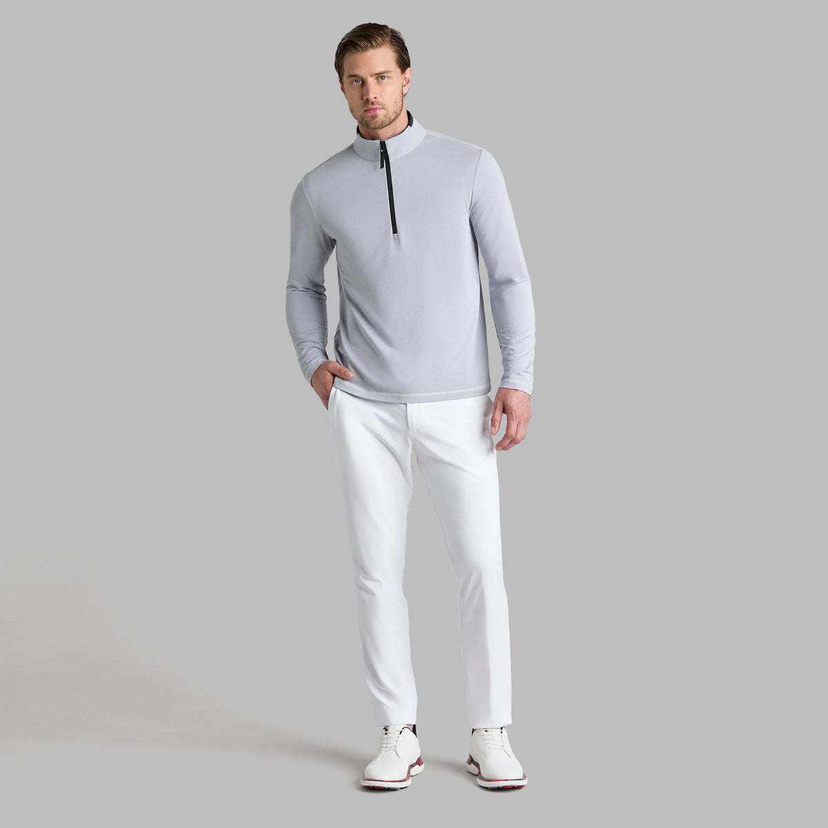 BRUSHED BACK TECH 1/4 ZIP PULLOVER |PULLOVERS & QUARTER-ZIPS |G/FORE | G/FORE Smart Buy