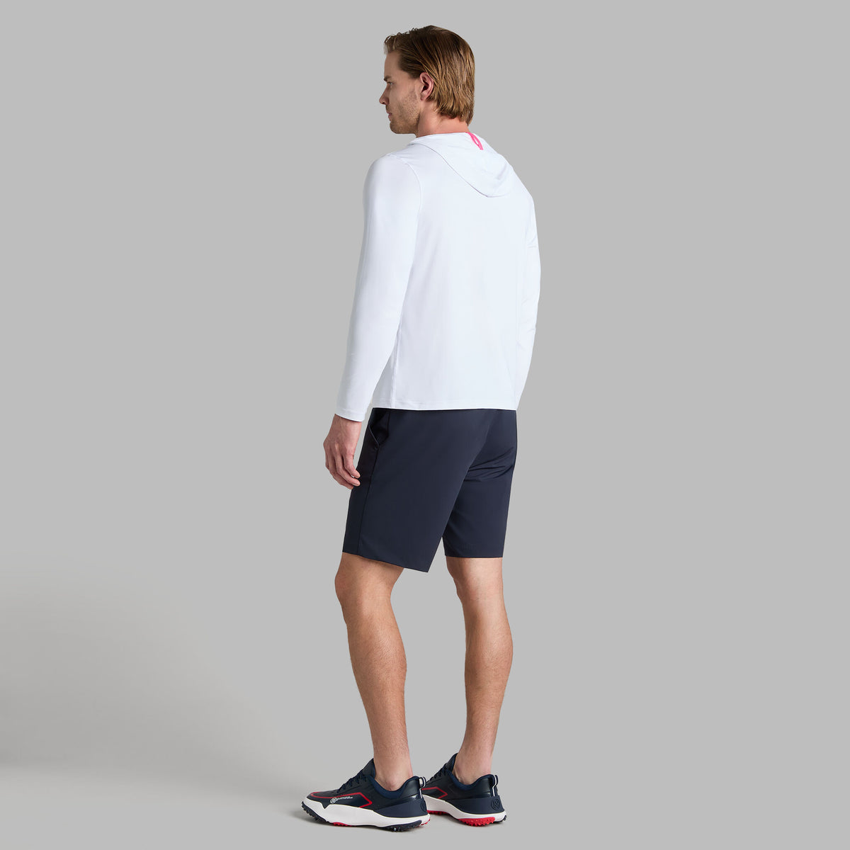 MÉLANGE ICE NYLON HOODIE |PULLOVERS & QUARTER-ZIPS |G/FORE | G/FORE Trending