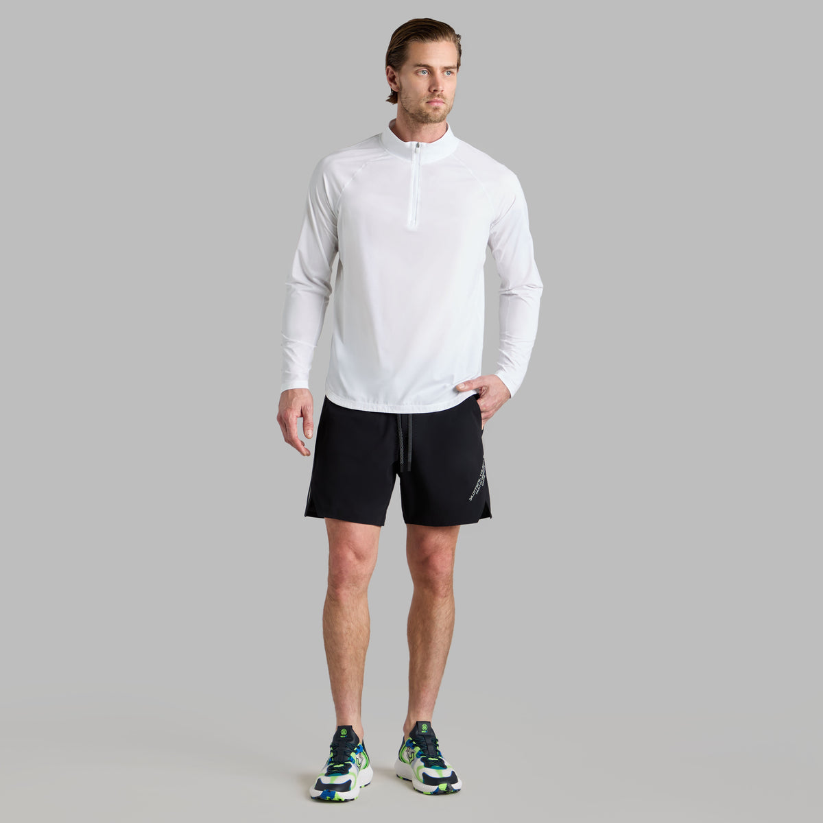 TECH MÉLANGE RAGLAN QUARTER ZIP PULLOVER | G/FORE New