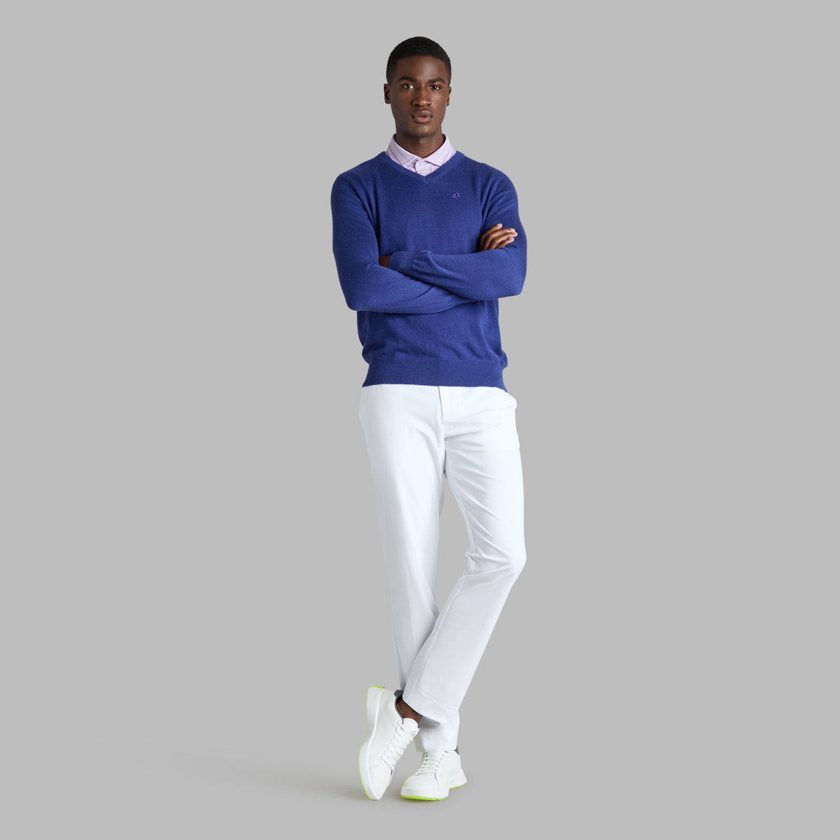 G SCRIBE VERSE V NECK CASHMERE SWEATER | G/FORE Special Offer