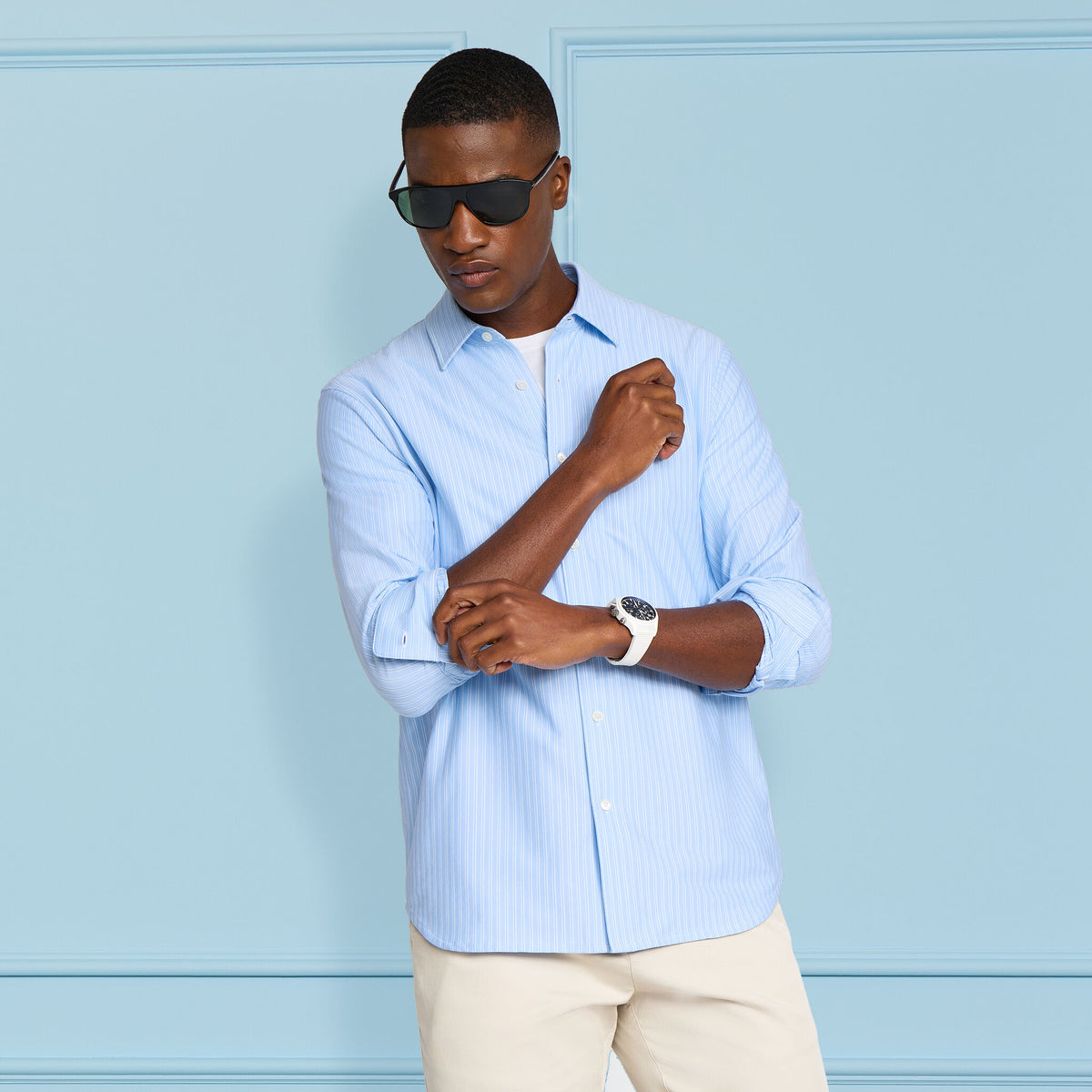 LTD RELEASE LUXE COTTON BLEND SHIRT | G/FORE New