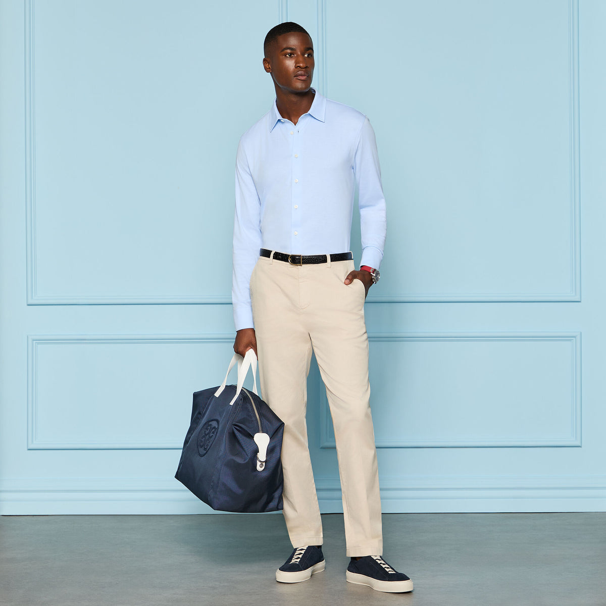 LUXE COTTON BLEND SHIRT | G/FORE Signature