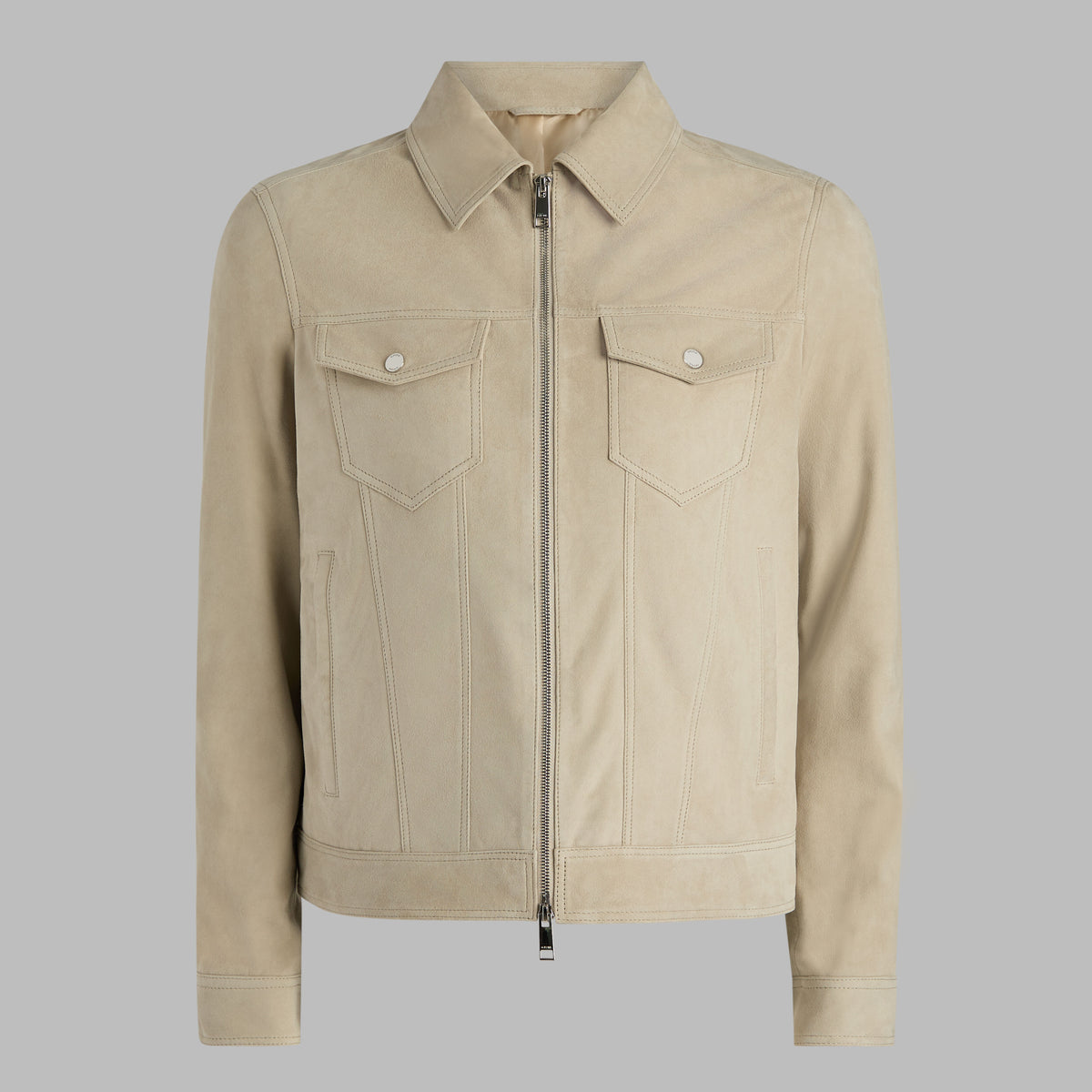 SUEDE TRUCKER JACKET | G/FORE Essential