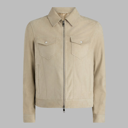 SUEDE TRUCKER JACKET | G/FORE Essential