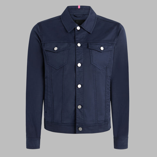 STRETCH COTTON GABARDINE TRUCKER JACKET | G/FORE Everyday