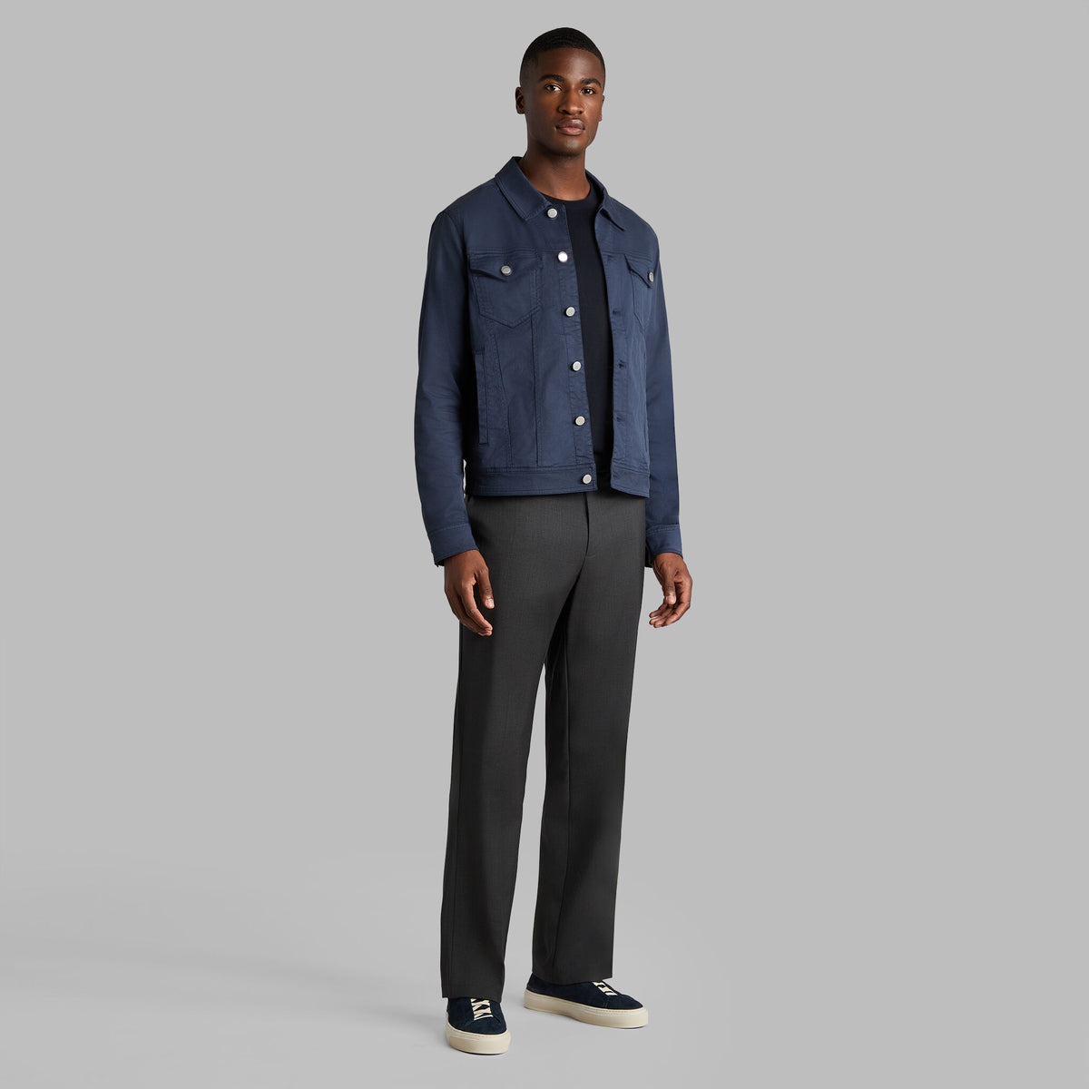 STRETCH COTTON GABARDINE TRUCKER JACKET | G/FORE Everyday