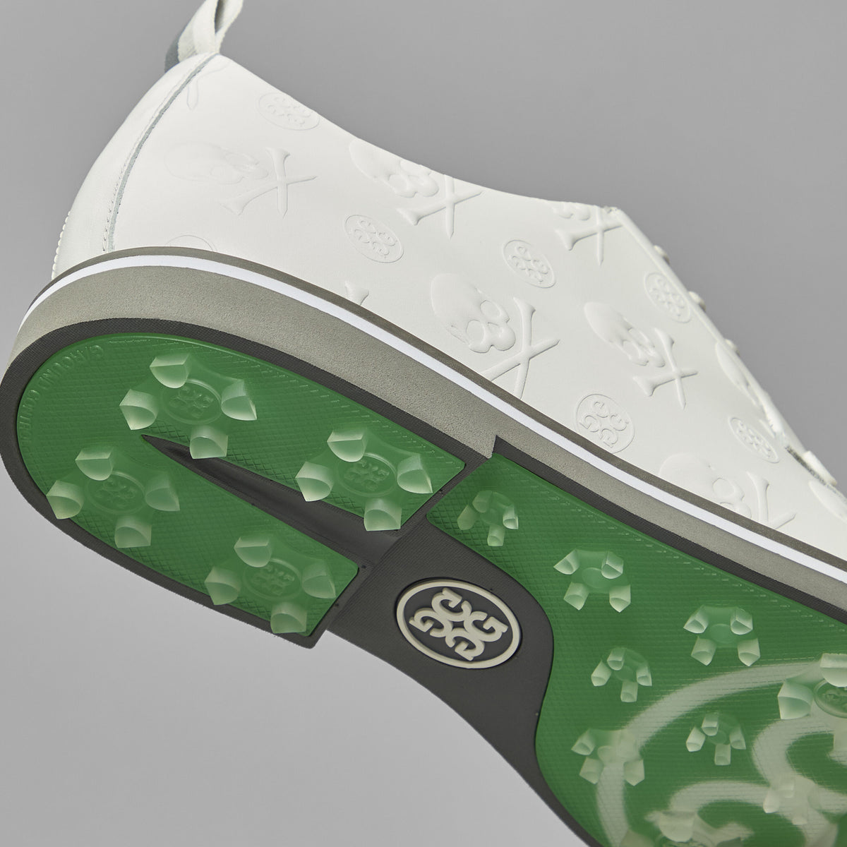 GALLIVANTER EMBOSSED SKULL & TEES LEATHER GOLF SHOE | G/FORE Popular