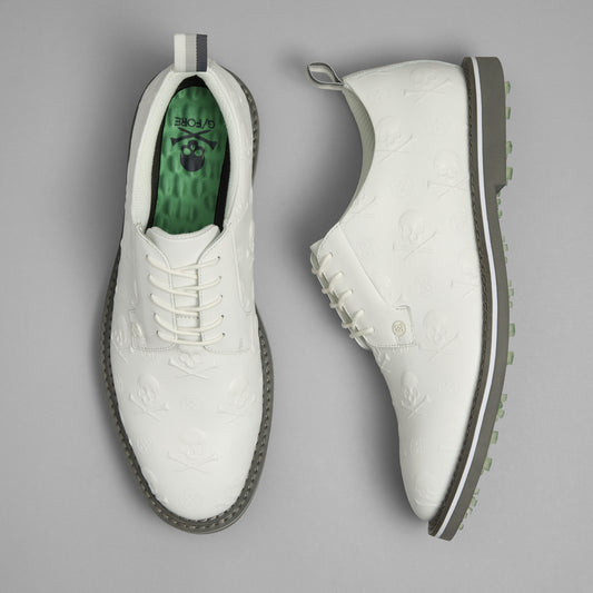 GALLIVANTER EMBOSSED SKULL & TEES LEATHER GOLF SHOE | G/FORE Popular
