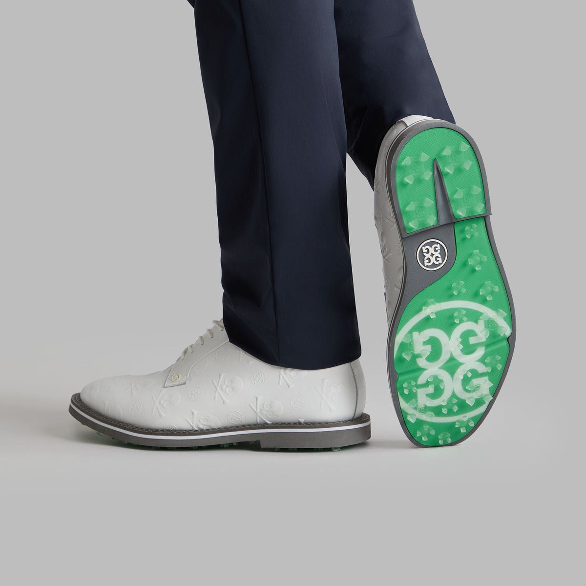 GALLIVANTER EMBOSSED SKULL & TEES LEATHER GOLF SHOE | G/FORE Popular