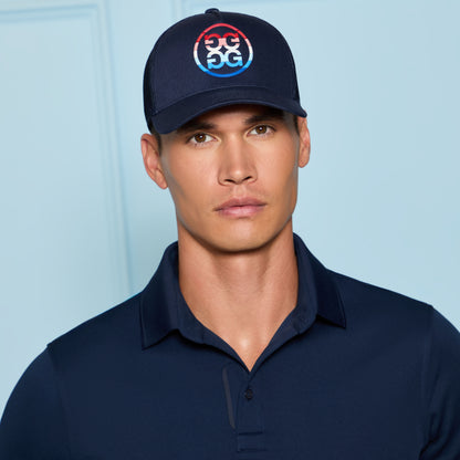GRADIENT CIRCLE G'S MID TRUCKER HAT |HATS | G/FORE Classic