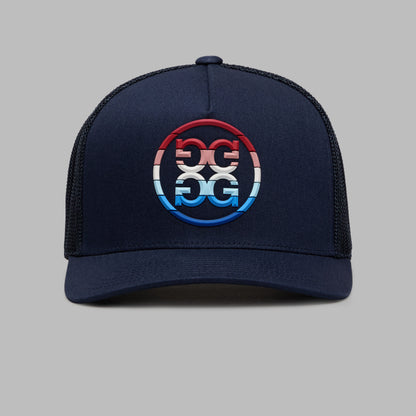GRADIENT CIRCLE G'S MID TRUCKER HAT |HATS | G/FORE Classic