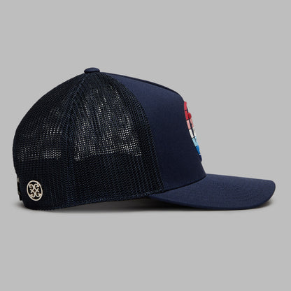 GRADIENT CIRCLE G'S MID TRUCKER HAT |HATS | G/FORE Classic