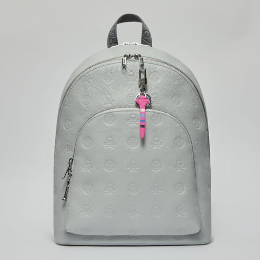 EMBOSSED SKULL & TEES LEATHER BACKPACK | G/FORE Everyday