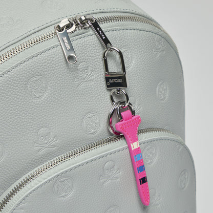 EMBOSSED SKULL & TEES LEATHER BACKPACK | G/FORE Everyday