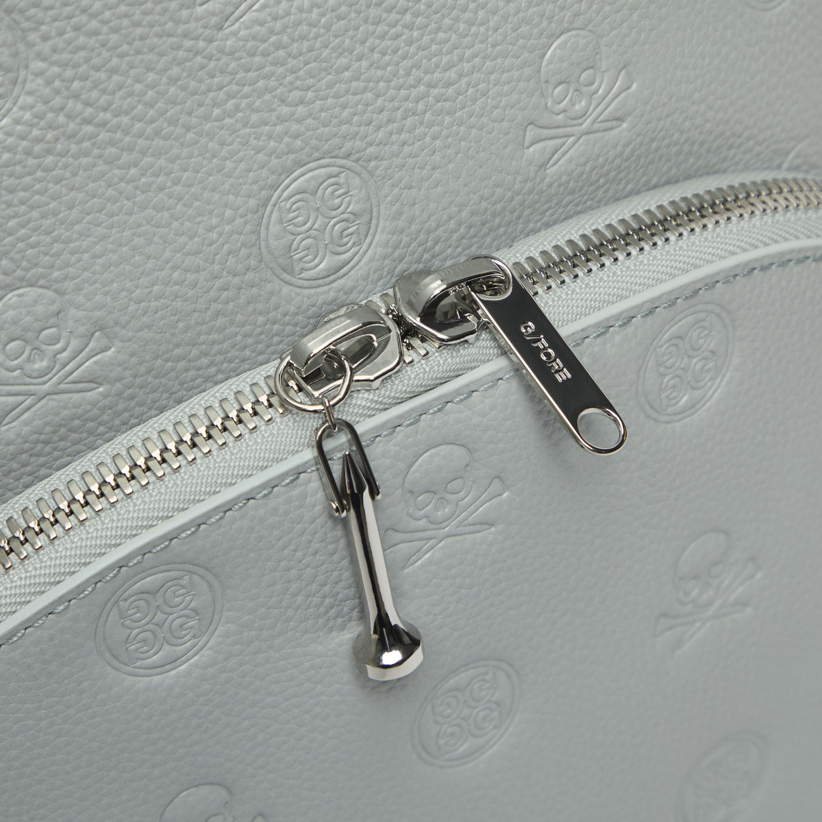 EMBOSSED SKULL & TEES LEATHER BACKPACK | G/FORE Everyday