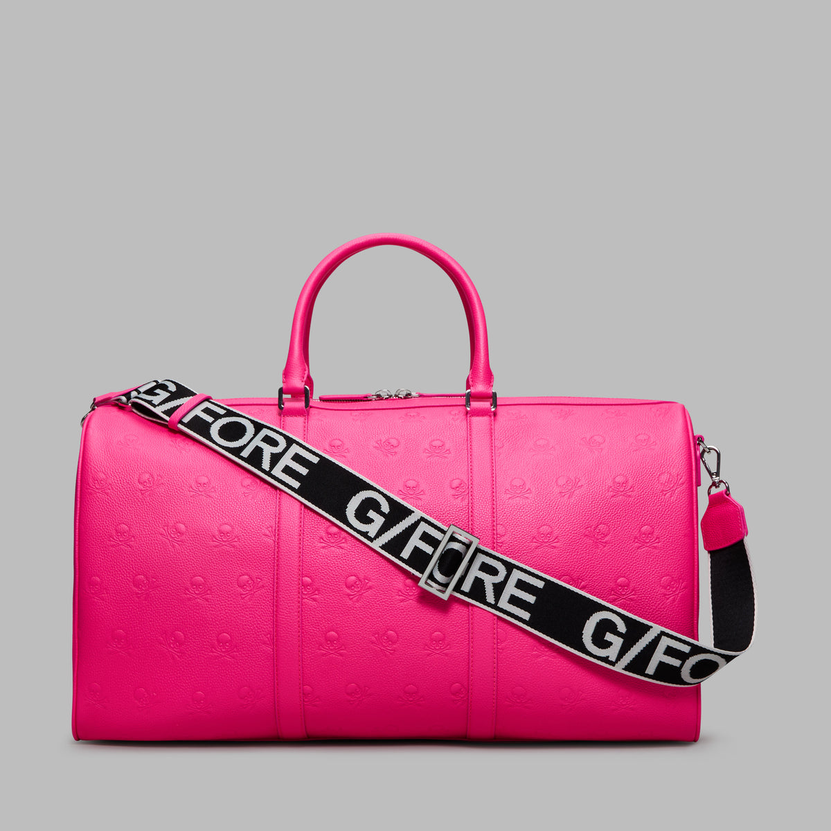 EMBOSSED SKULL & TEES LEATHER WEEKENDER | G/FORE Signature