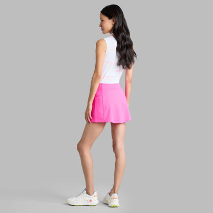 OFFSET STRIPE TECH PIQUÉ SLEEVELESS POLO | G/FORE Quality