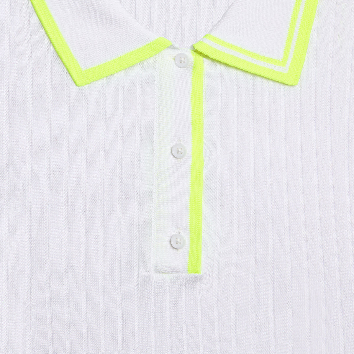 RIBBED KNIT LONG SLEEVE POLO SWEATER | G/FORE Great Value