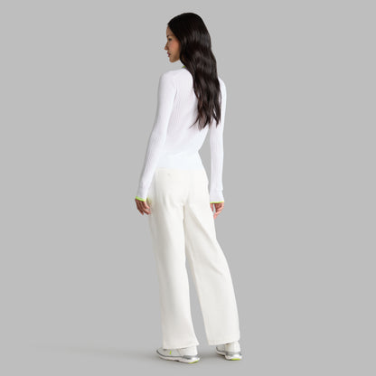 RIBBED KNIT LONG SLEEVE POLO SWEATER | G/FORE Great Value