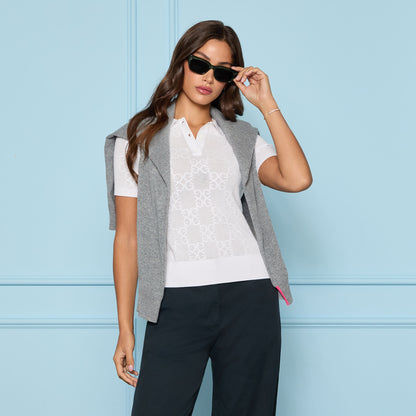 POINTELLE G SWEATER POLO | G/FORE Everyday