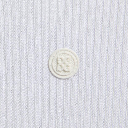 COTTON BLEND RIB KNIT FITTED TOP | G/FORE Special Offer