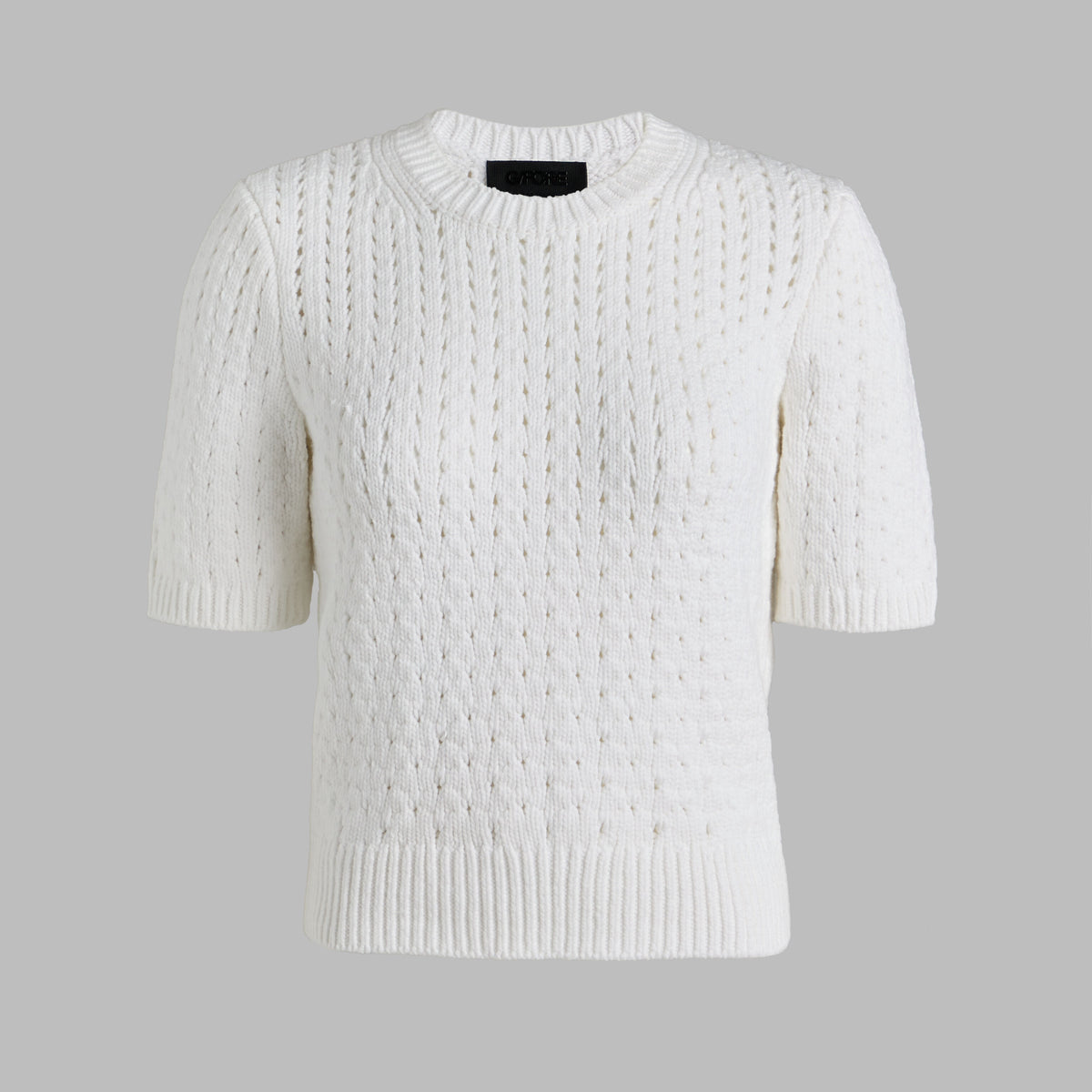 LTD RELEASE VILLA COTTON BLEND CROPPED SHORT SLEEVE SWEATER | G/FORE Smart Buy