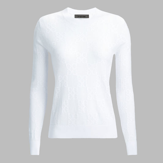 POINTELLE G CREWNECK SWEATER | G/FORE Great Value
