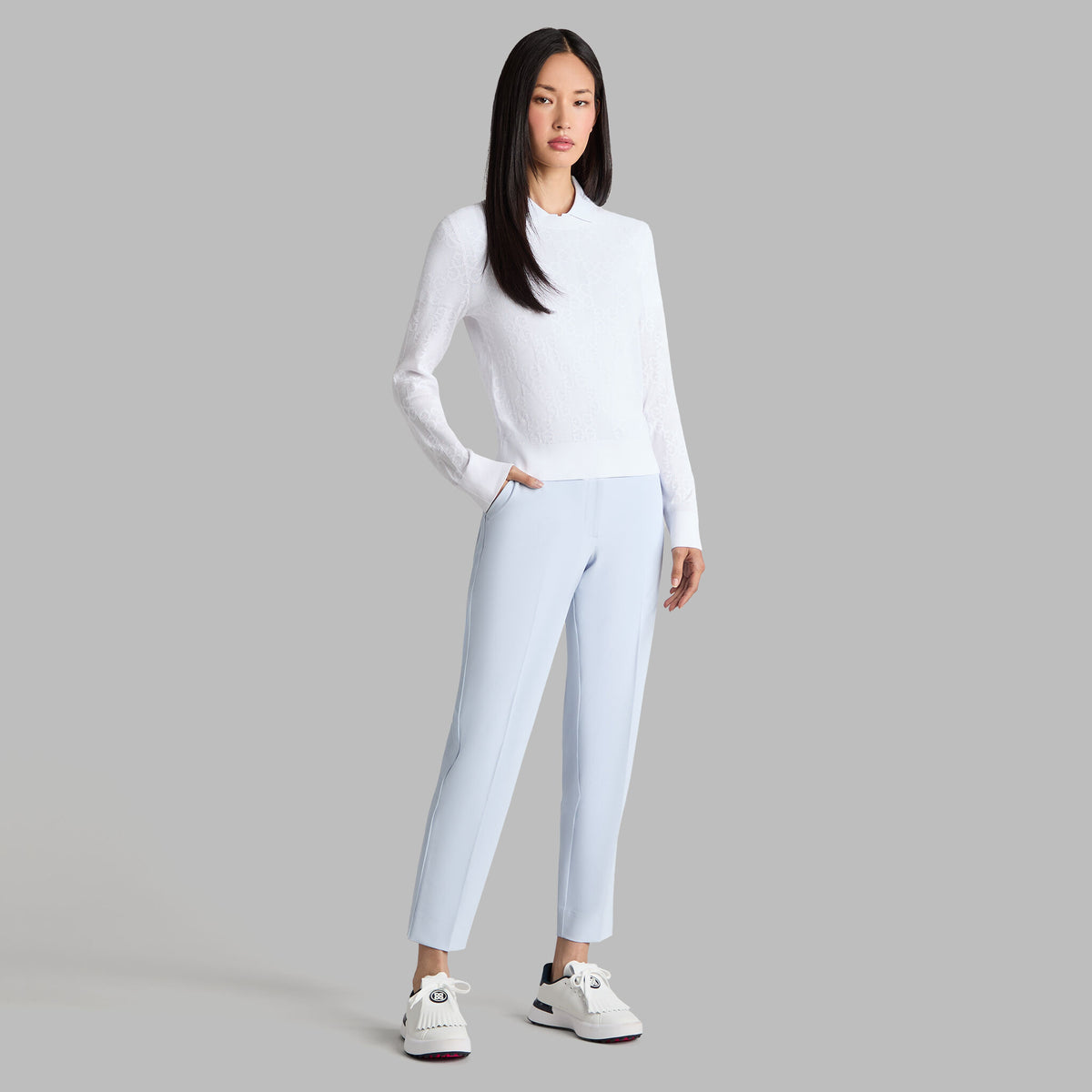 POINTELLE G CREWNECK SWEATER | G/FORE Great Value