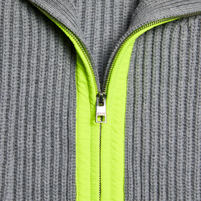 FUNNEL NECK MERINO WOOL SWEATER JACKET | G/FORE Value