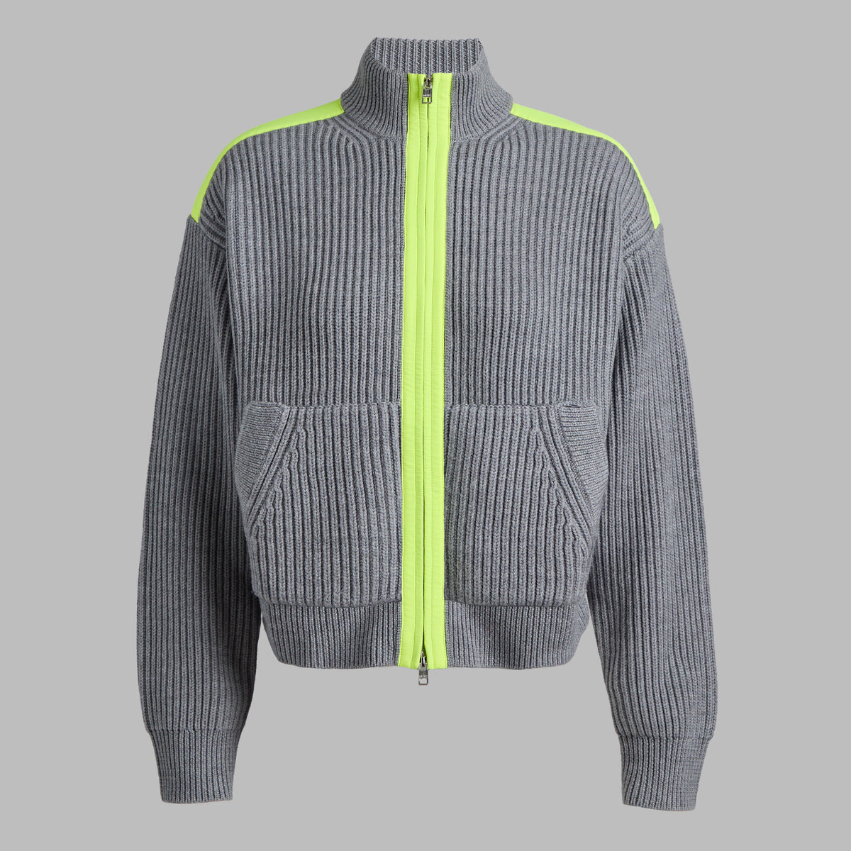 FUNNEL NECK MERINO WOOL SWEATER JACKET | G/FORE Value