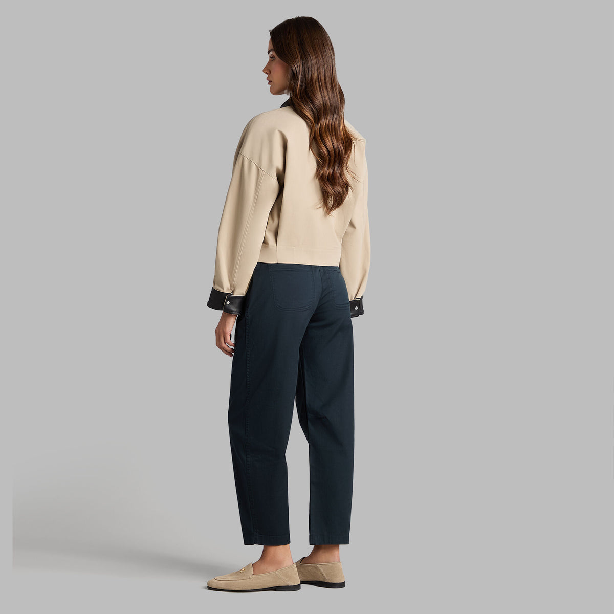 LTD RELEASE STRETCH COTTON GABARDINE BARREL LEG TROUSER | G/FORE Popular