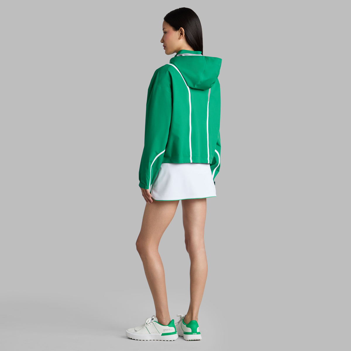 PANELED WATER REPELLENT HOODED JACKET | G/FORE Premium