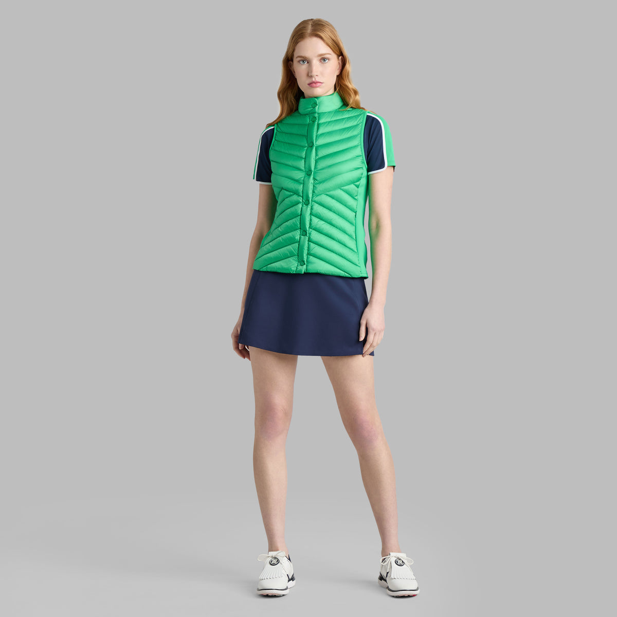 V-DOWN QUILTED STRETCH TECH INTERLOCK VEST | G/FORE Best Price
