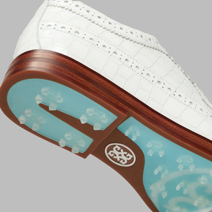 LTD RELEASE GALLIVANTER CROC-EMBOSSED LEATHER LUXE SOLE GOLF SHOE | G/FORE Great Value