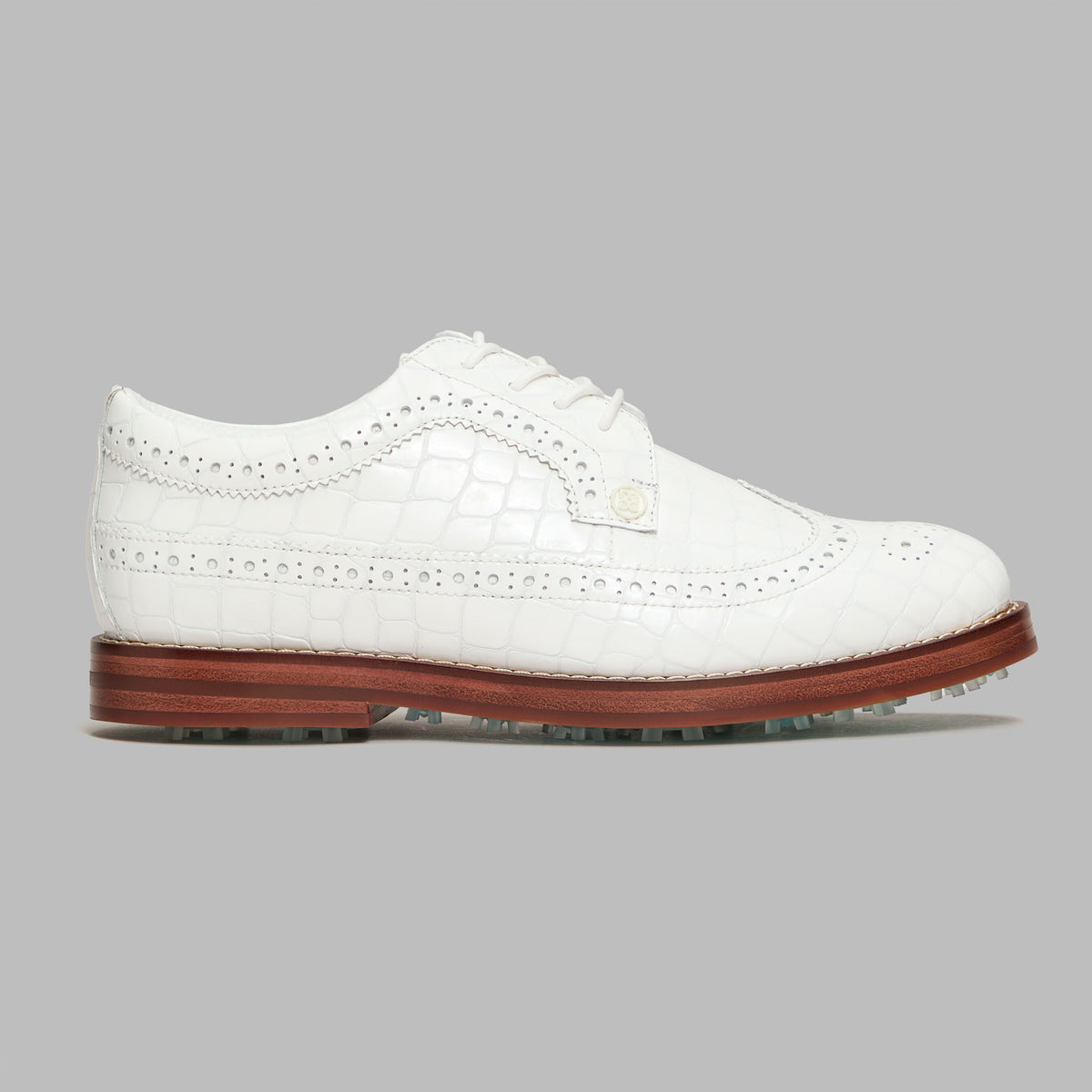LTD RELEASE GALLIVANTER CROC-EMBOSSED LEATHER LUXE SOLE GOLF SHOE | G/FORE Great Value