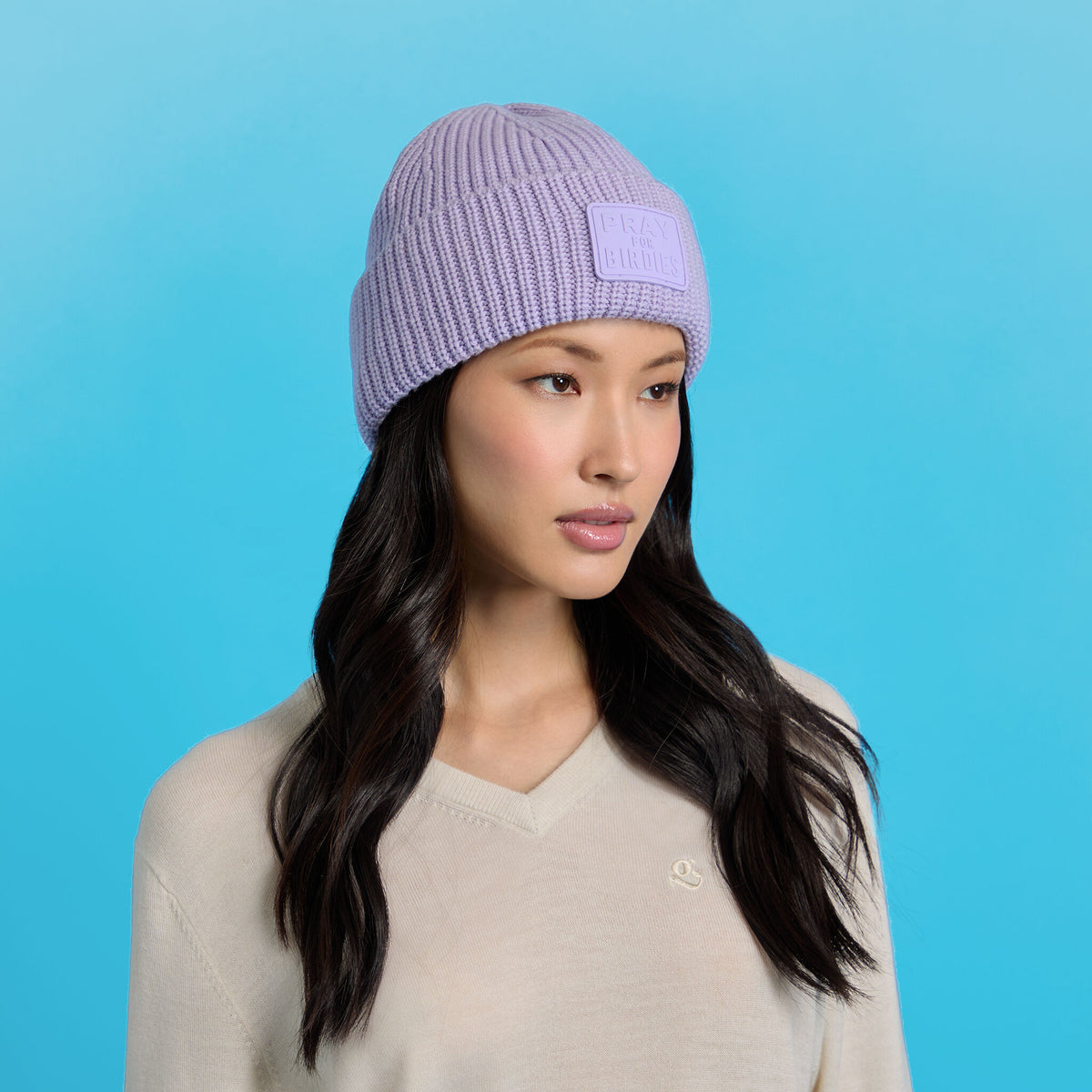 PRAY FOR BIRDIES WOOL CASHMERE BEANIE | G/FORE Trusted
