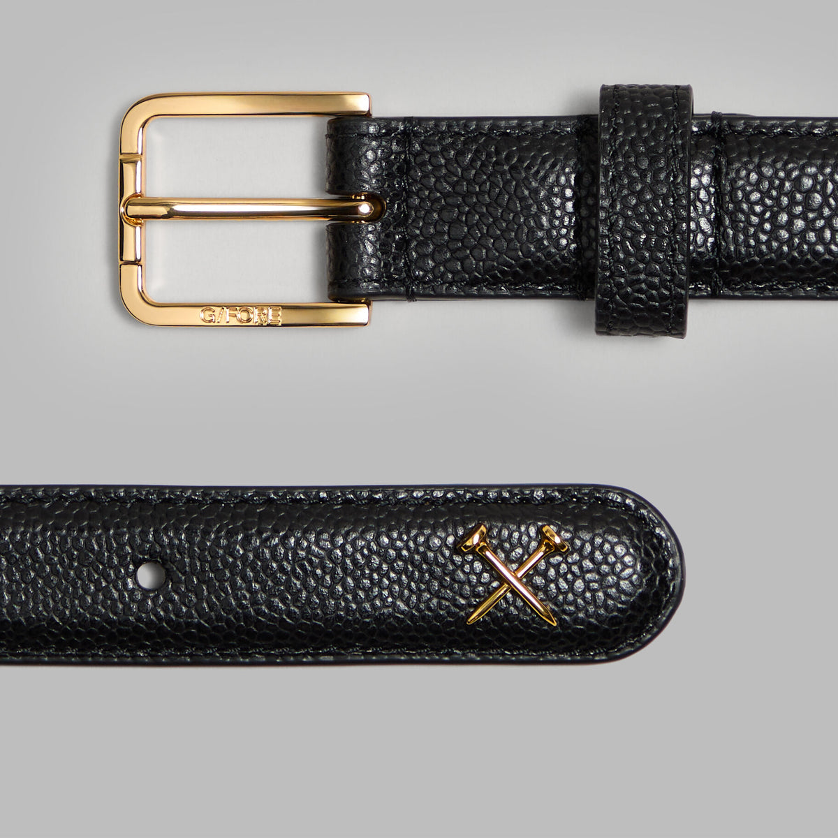 METAL TEES PEBBLE LEATHER BELT | G/FORE Popular