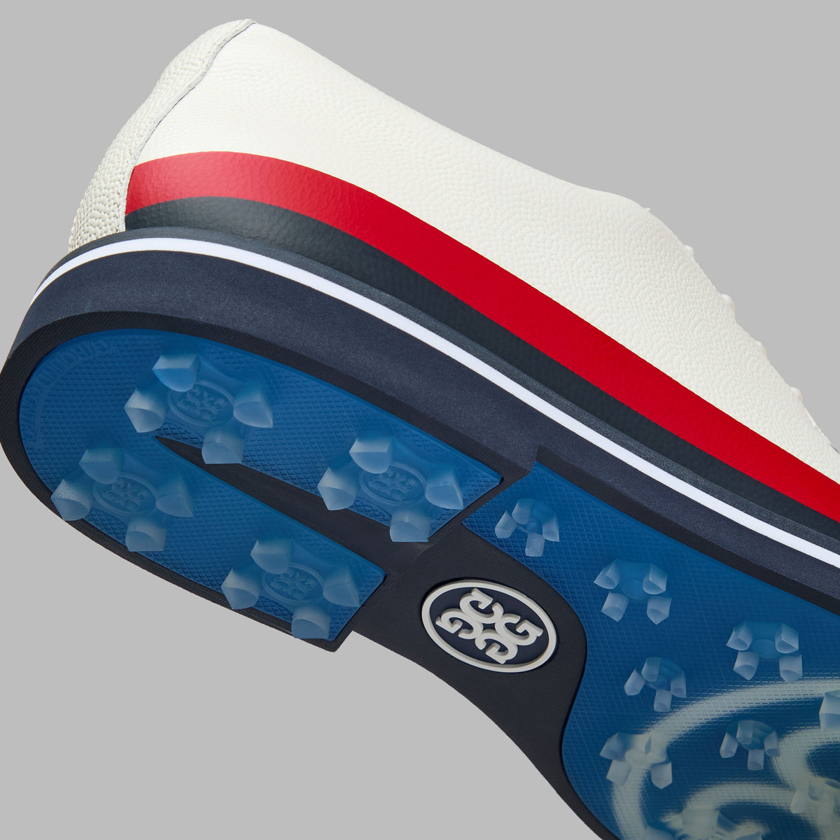 GALLIVANTER TUXEDO STRIPE LEATHER GOLF SHOE | G/FORE Essential