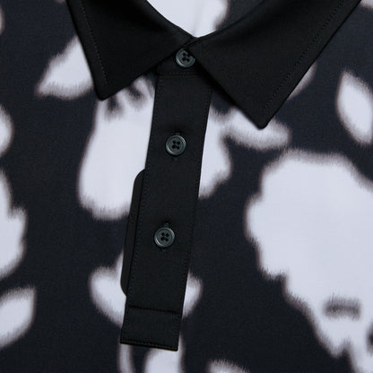 BLUR FLORAL TECH JERSEY POLO | G/FORE Premium