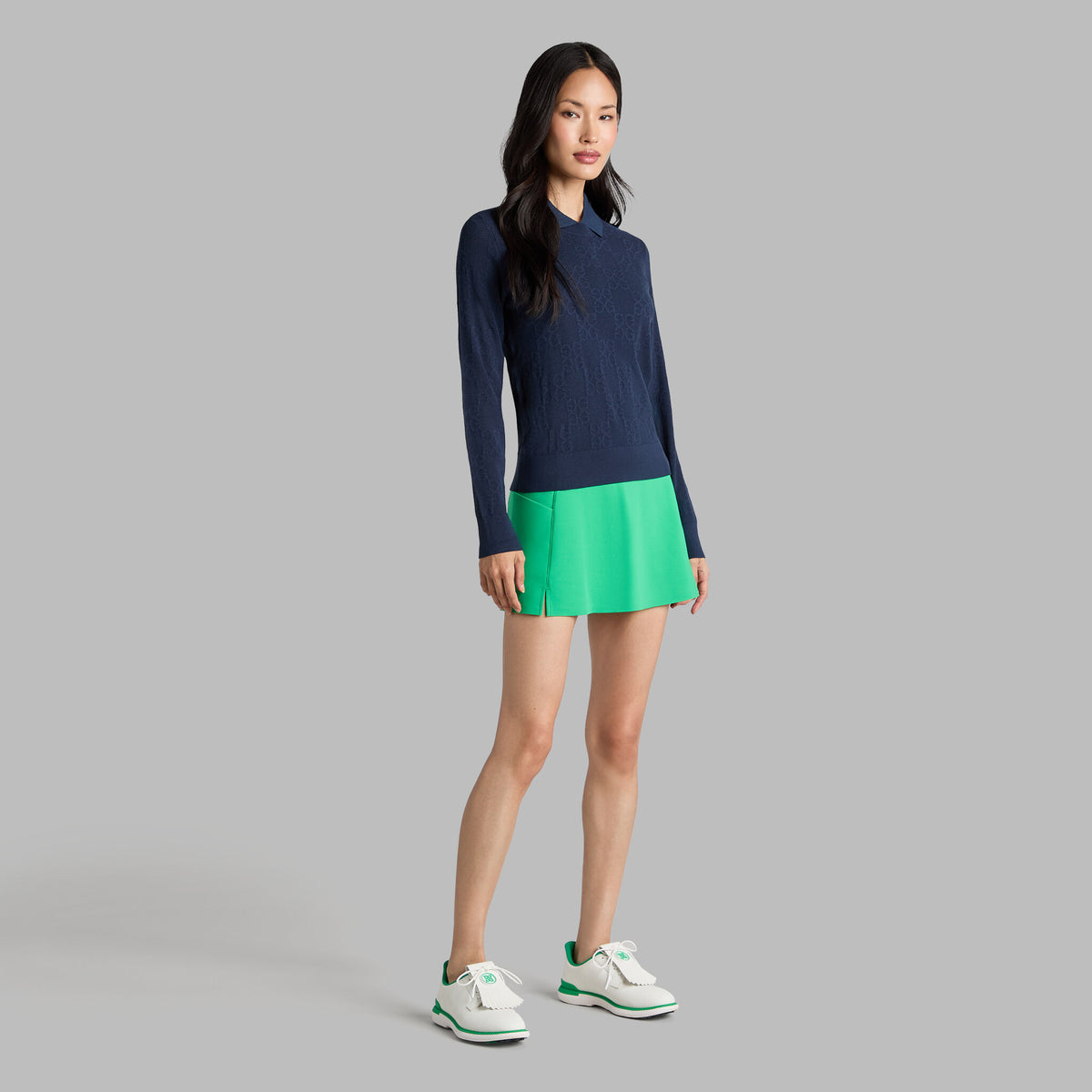 POINTELLE G CREWNECK SWEATER | G/FORE Everyday